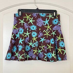 Fresh Produce Splash Small Swim Cover Skirt Starfish Ocean Brown Blue Green